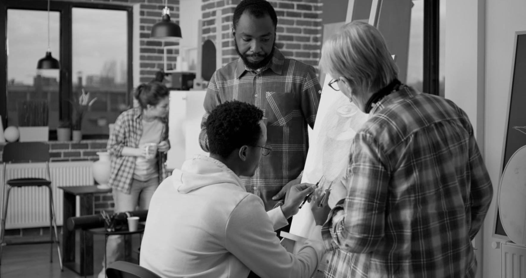 Moderne digitale Budgetplanung am Arbeitsplatz